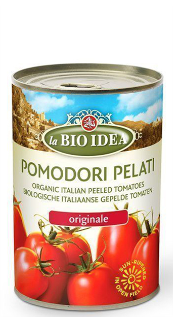 Flåede Tomater 400 g. Økologisk